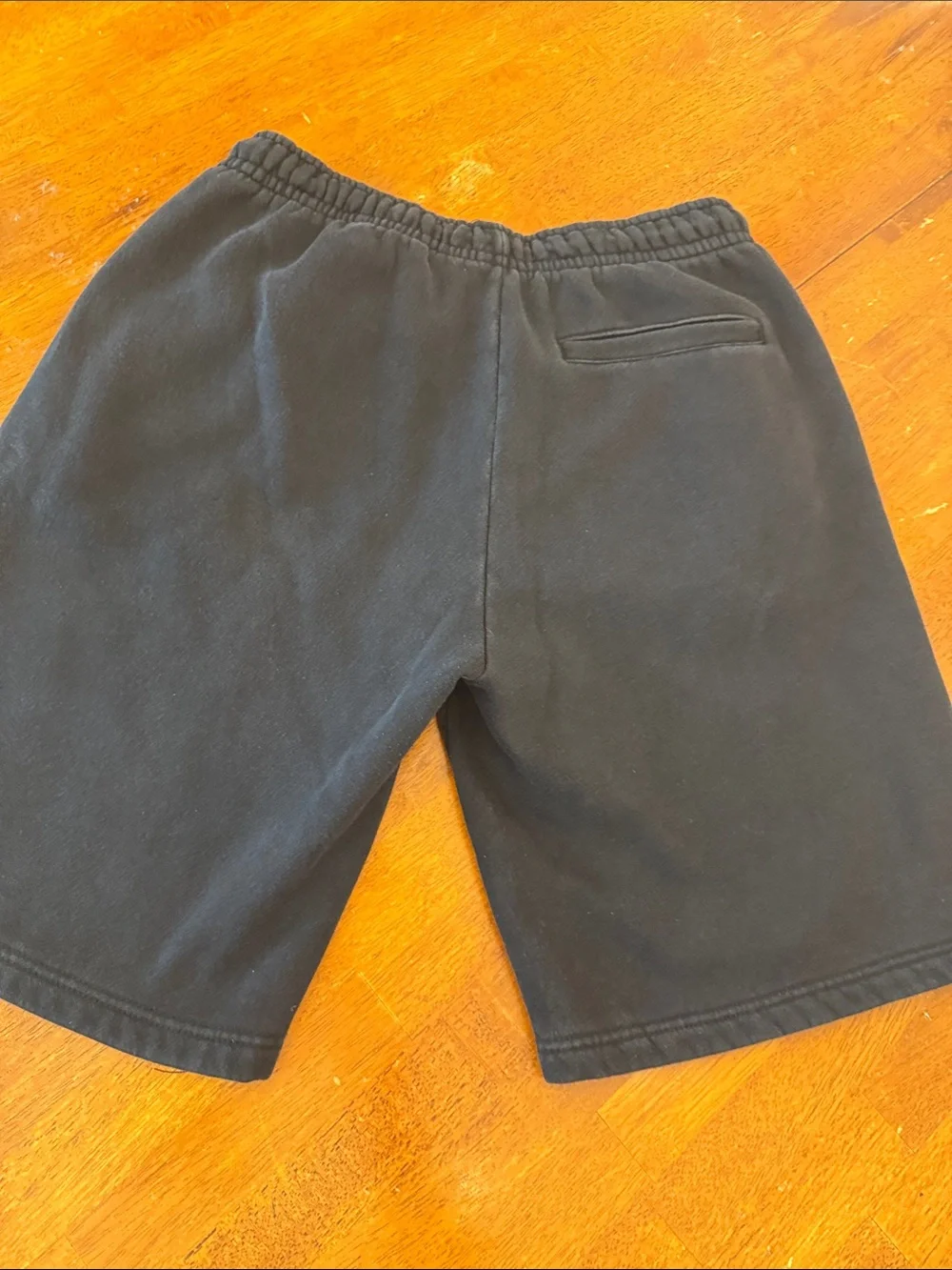 Peanuts Black men Graphic Fleece Shorts with Yellow Woodstock Detail L